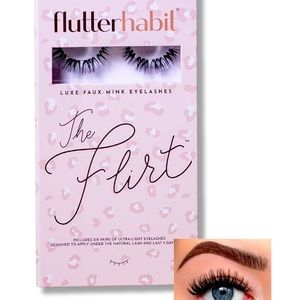 Flutter habit lashes- five pair untouched.